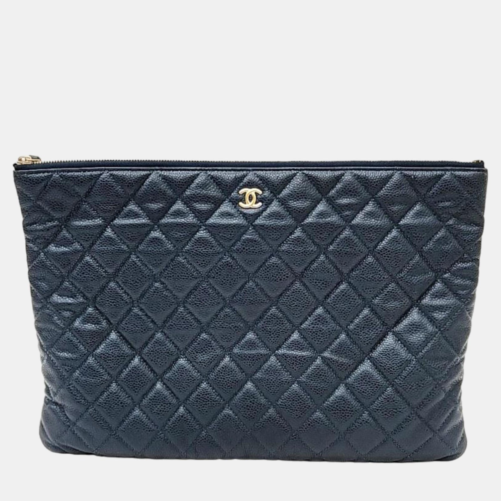 Chanel Large Caviar Clutch