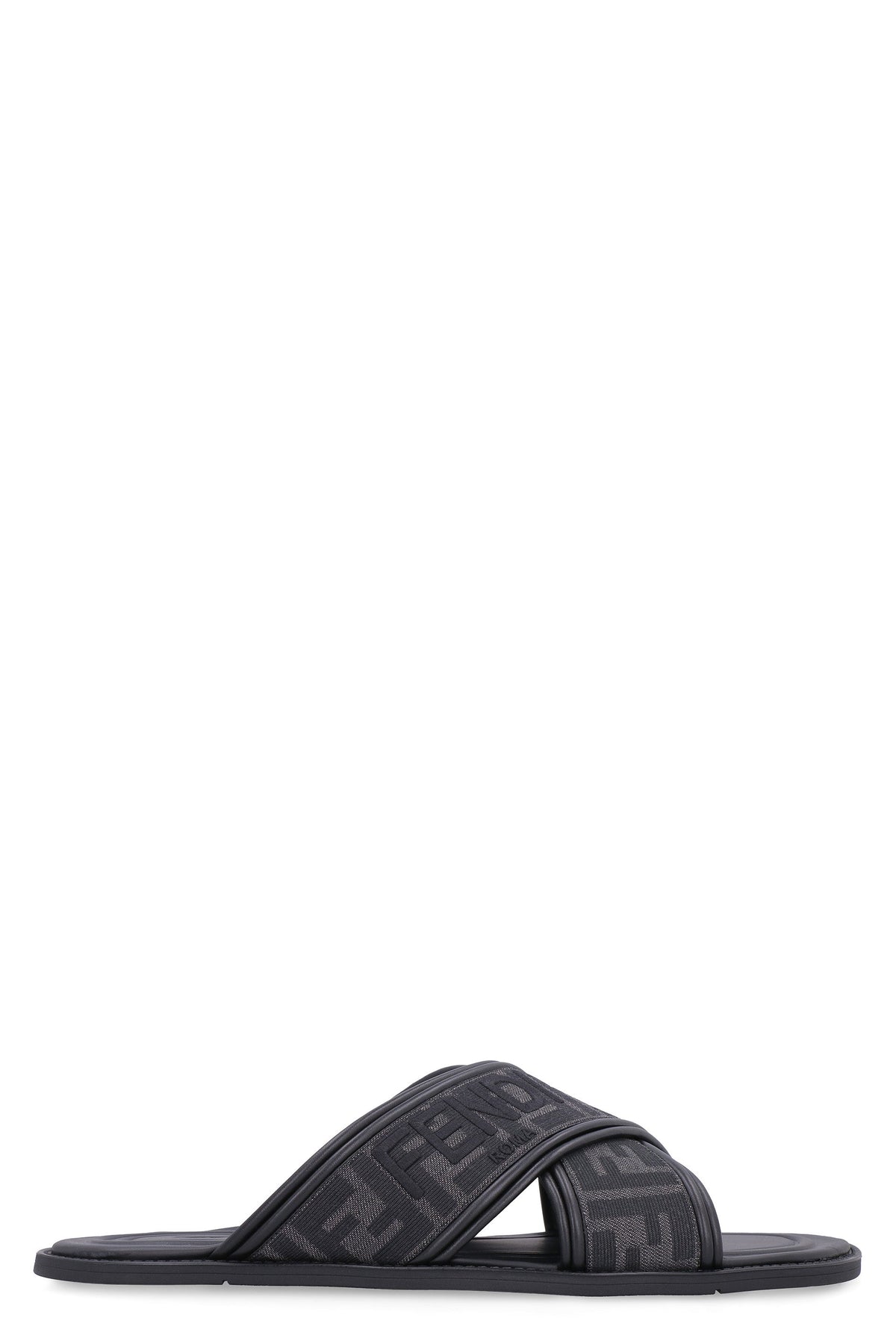 Fendi Men's Sandal in Nero | Size 7 | 7X1548AJZE