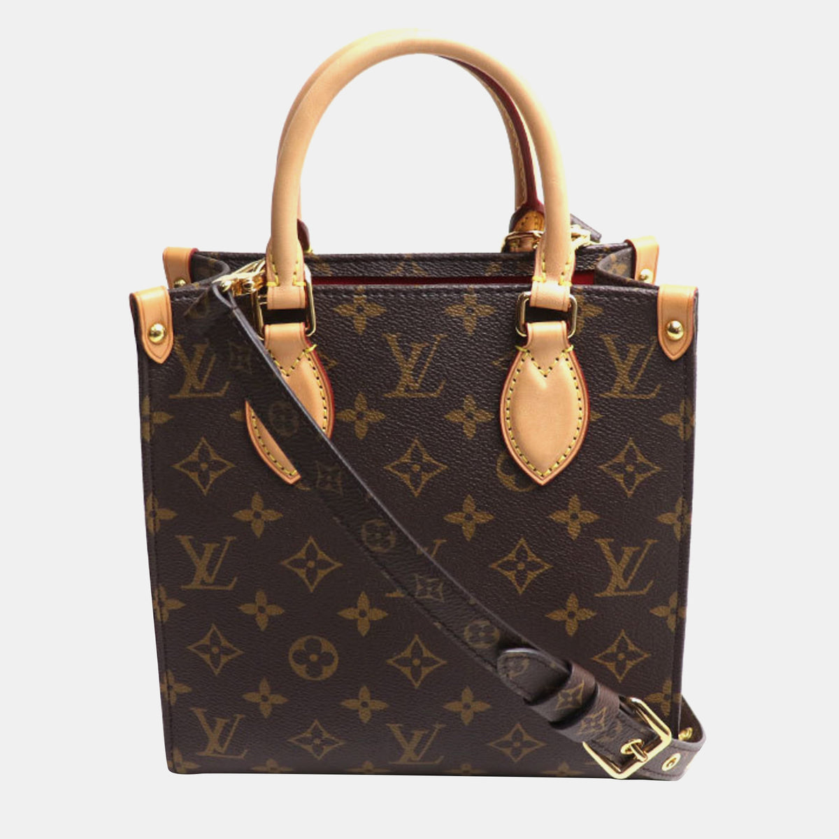 Louis Vuitton Brown Canvas  Sac Plat Tote