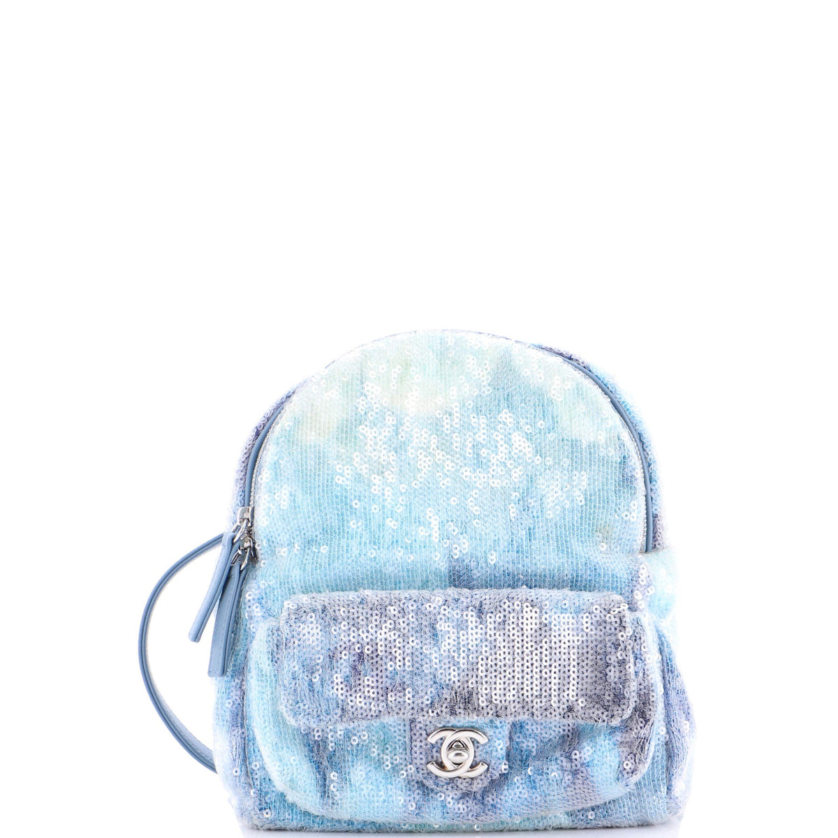 Chanel CHANEL Waterfall Backpack Sequins with Leather Mini