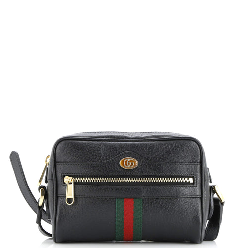 GUCCI Ophidia Shoulder Bag Leather Mini