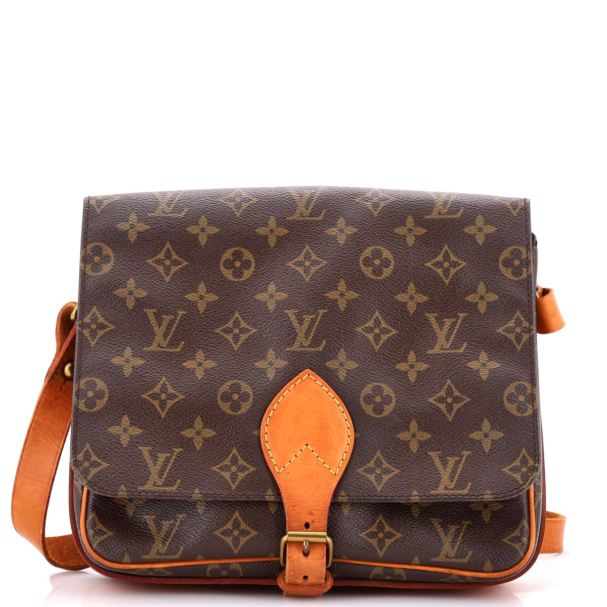 Louis Vuitton Cartouchiere Handbag Monogram Canvas GM