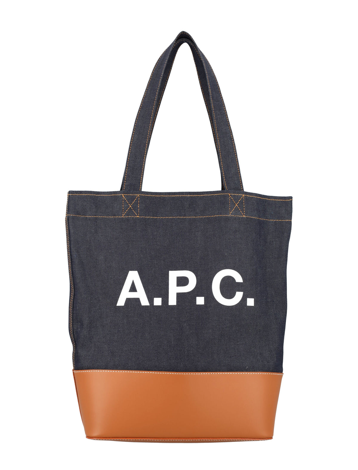 A.p.c. Men's Axel Tote Bag in Caramel | 24AM61444CODDP Color CAF