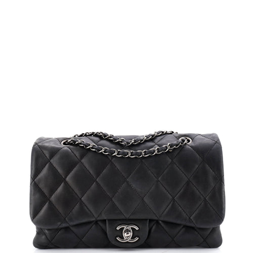CHANEL 3 Flap Bag Quilted Lambskin Jumbo