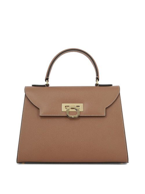 Women's Ivana Handbag in Brown | 27331 Color IVANAPALMELLATO Color CUOIO