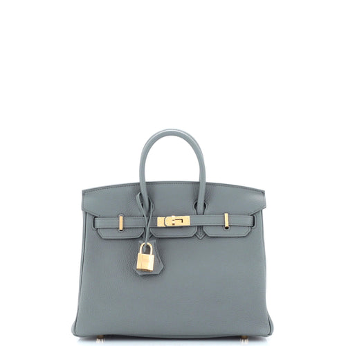 Birkin Handbag Vert Amande Togo with Gold Hardware 25