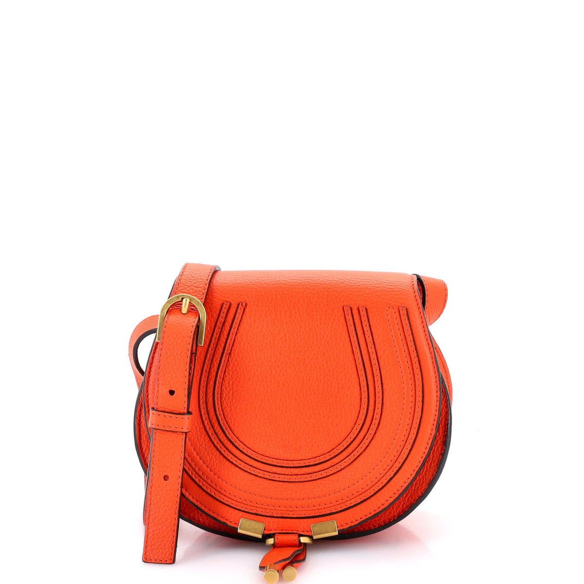 Chloe CHLOE Marcie Crossbody Bag Leather Small