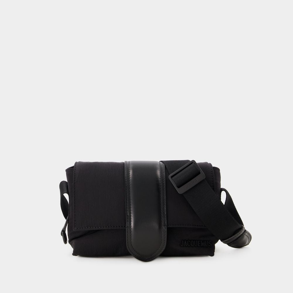 Jacquemus Men's Le Petit Messenger Bambin in Black | Size UNICA | 245BA3733174