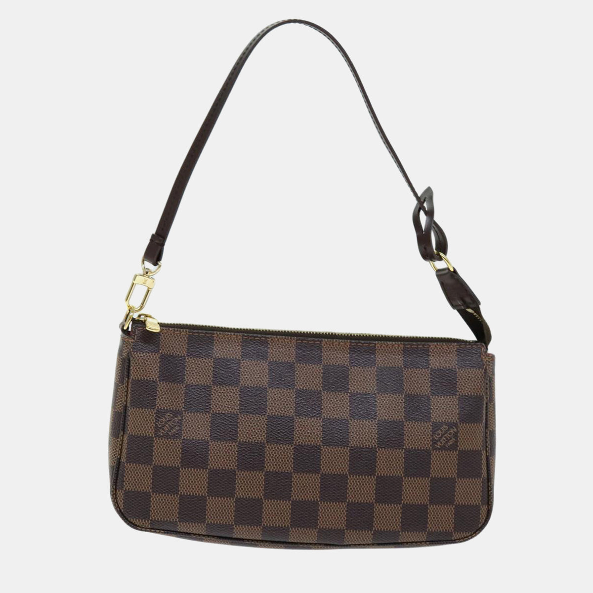 Louis Vuitton Brown Canvas Pochette Accessoires Shoulder Bag