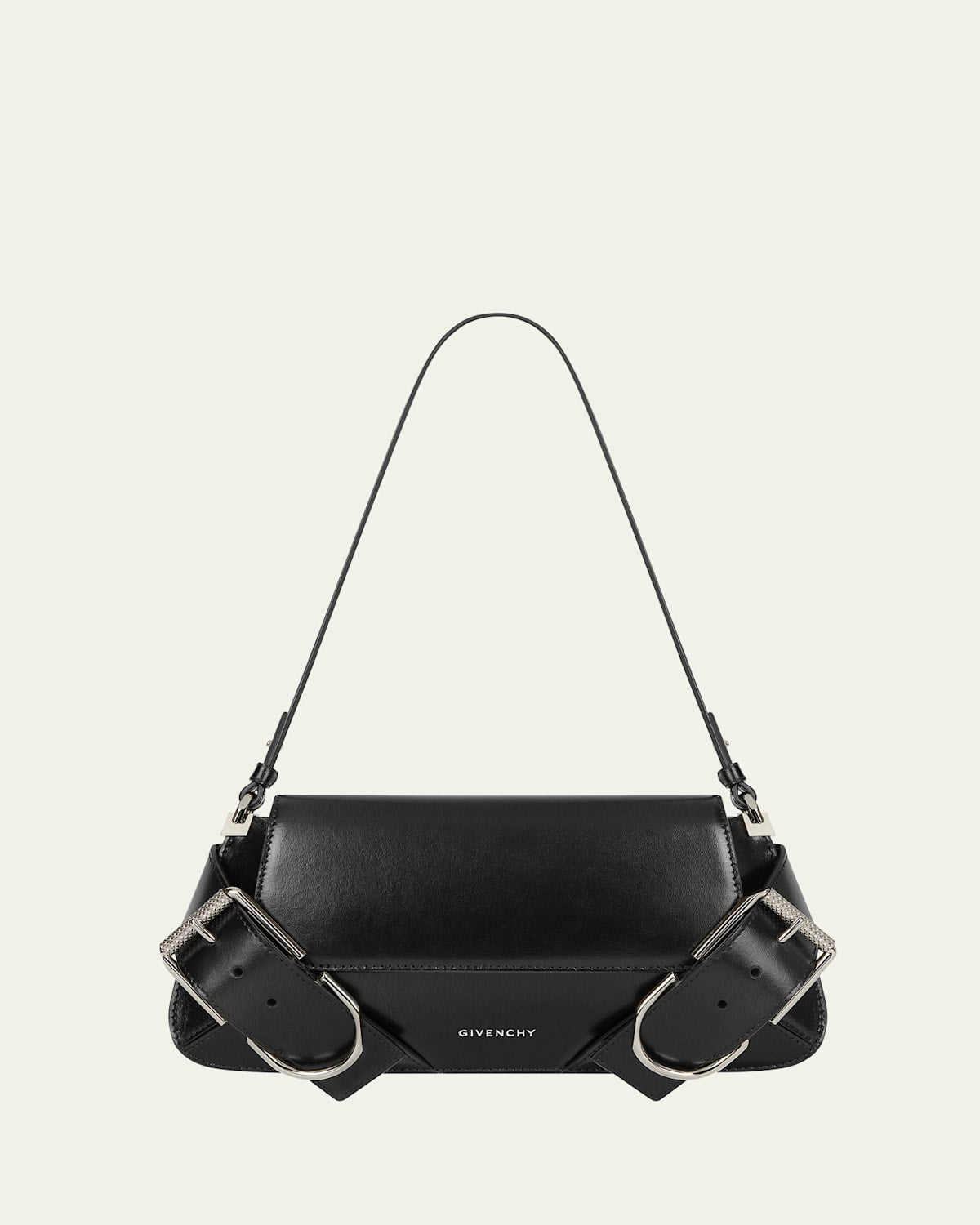 Givenchy Schultertasche mit Überschlag „Voyou“ aus Leder