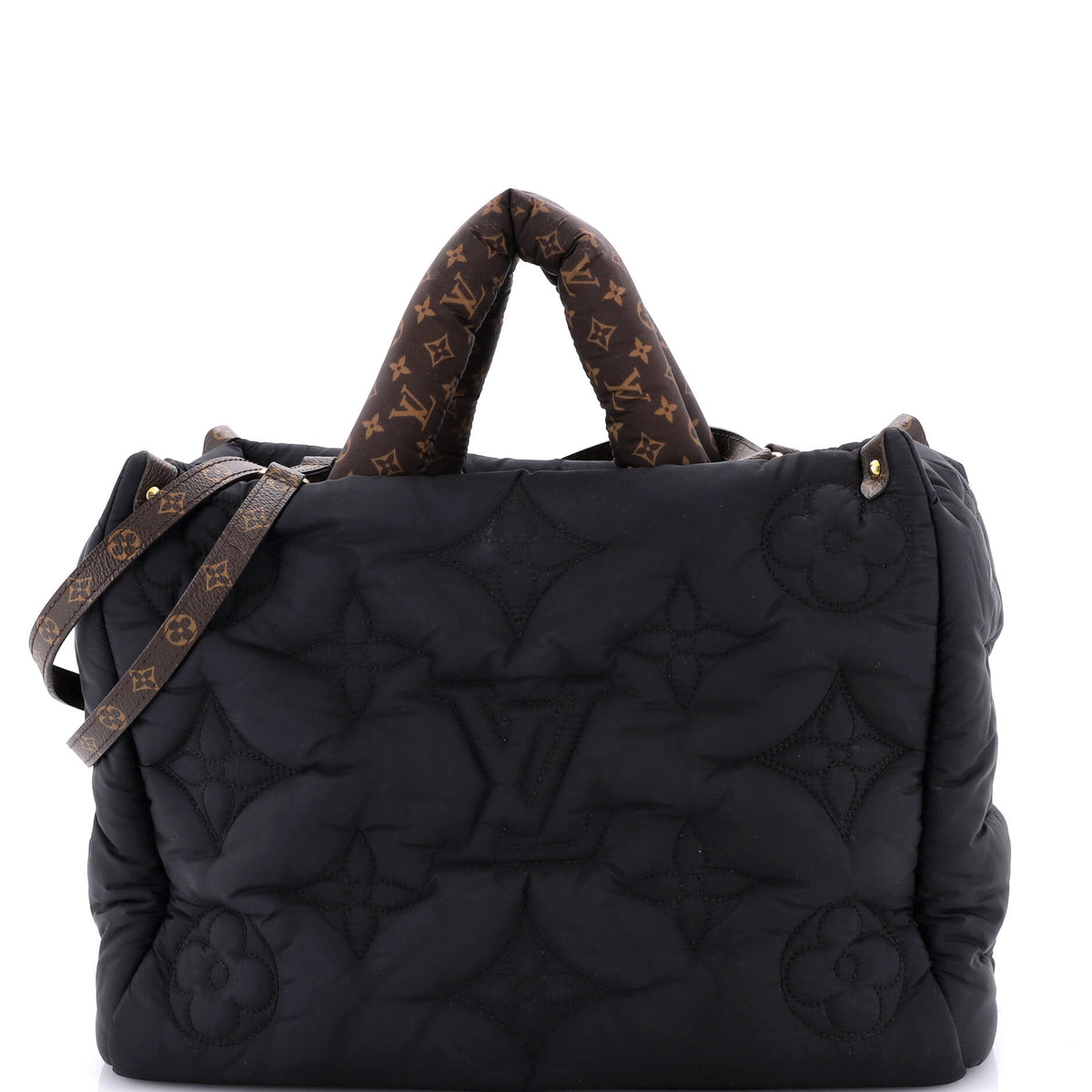 Louis Vuitton Pillow OnTheGo Tote Monogram Quilted Econyl Nylon MM