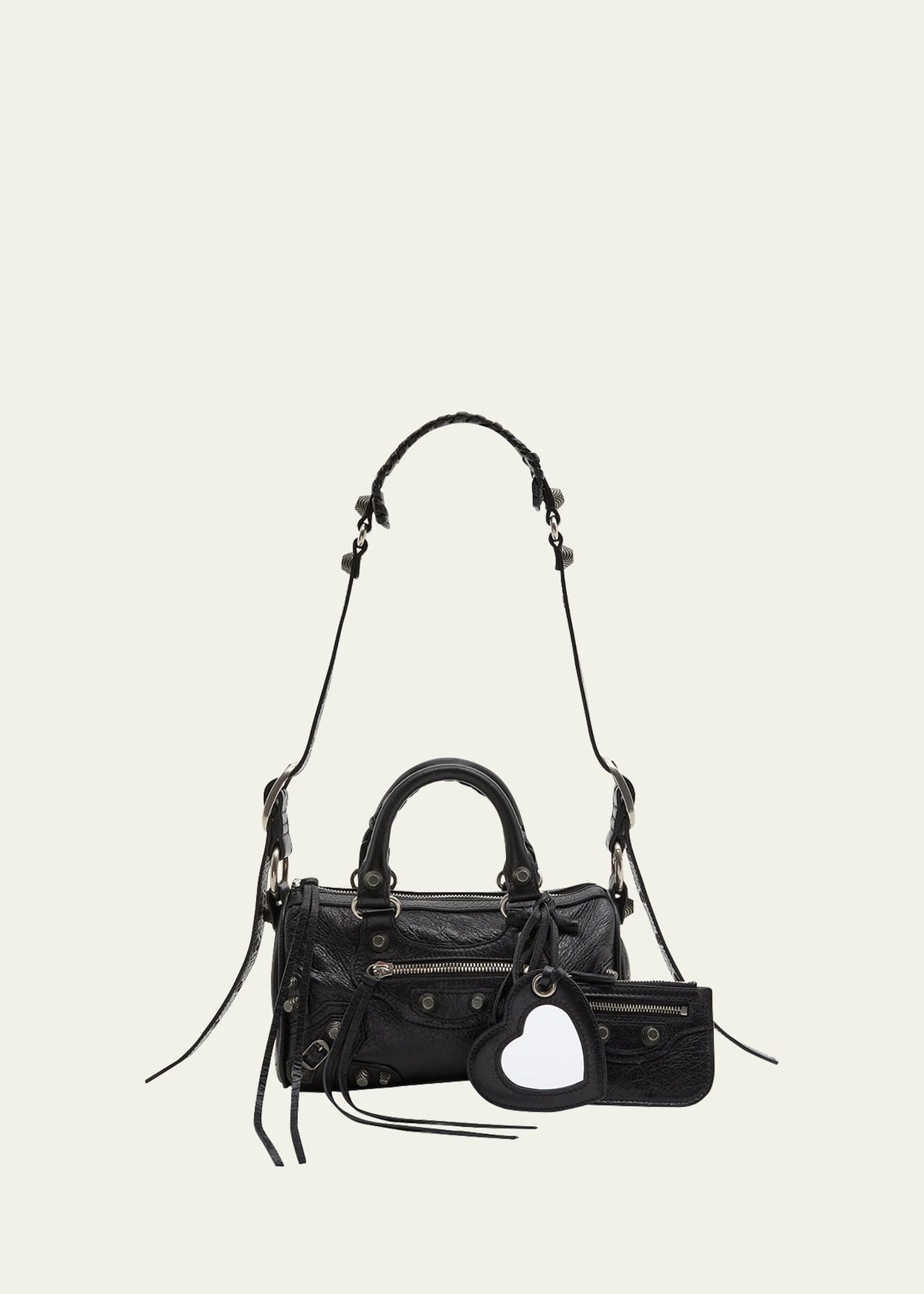 Balenciaga Le Cagole Mini Leather Shoulder Bag