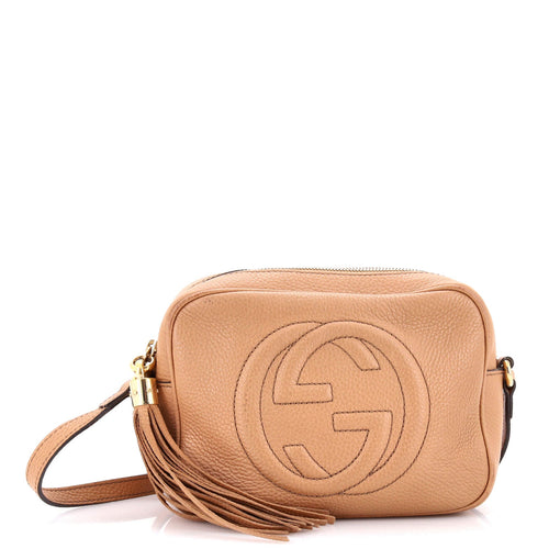 GUCCI Soho Disco Crossbody Bag Leather Small
