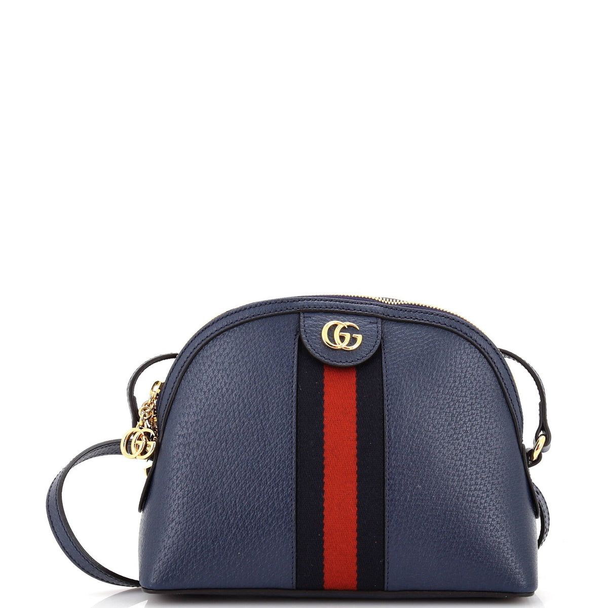 Gucci GUCCI Ophidia Dome Shoulder Bag Leather Small