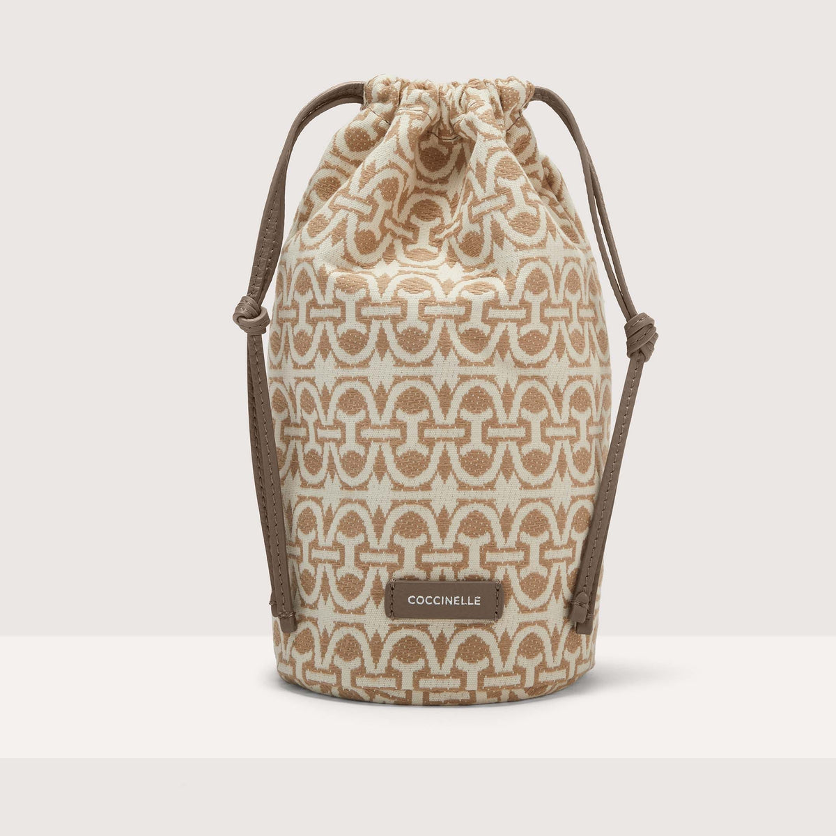 Coccinelle Jacquard Monogram Fabric Bag Organiser Slice Monogram