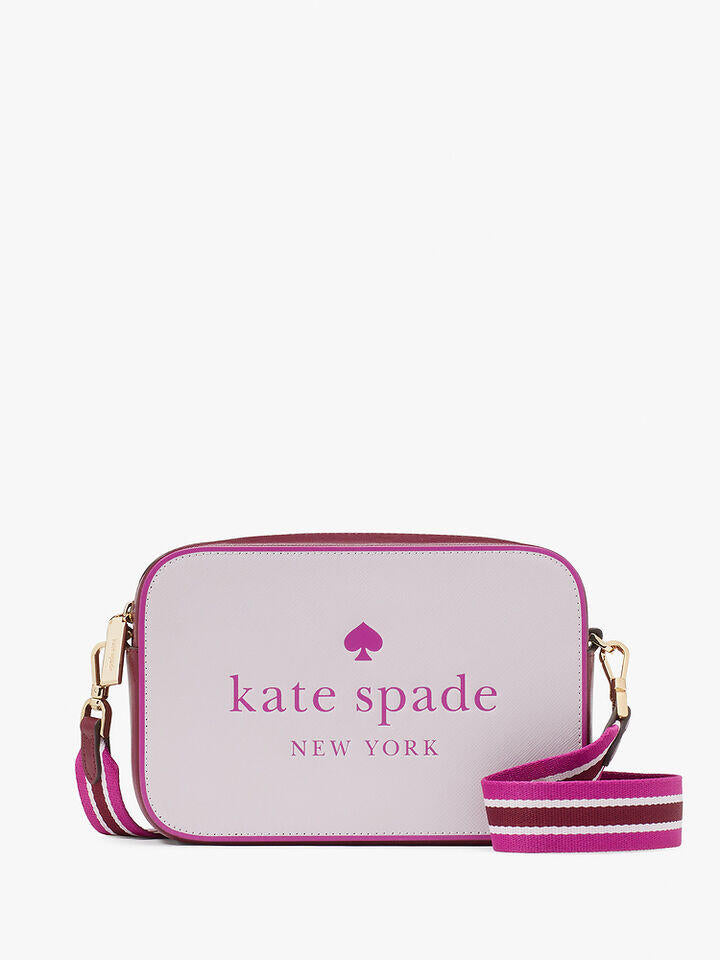 Kate Spade Au Oh Snap Colorblock Saffiano Leather Mini Camera Bag