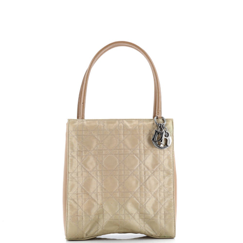 Vintage Lady Dior Bag Cannage Quilt Nylon Medium