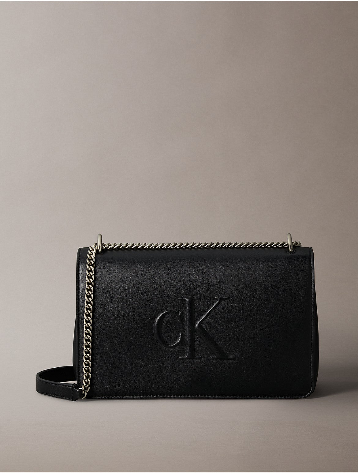 Calvin Klein Sac à bandoulière Sculpted Impression pour femme - Noir