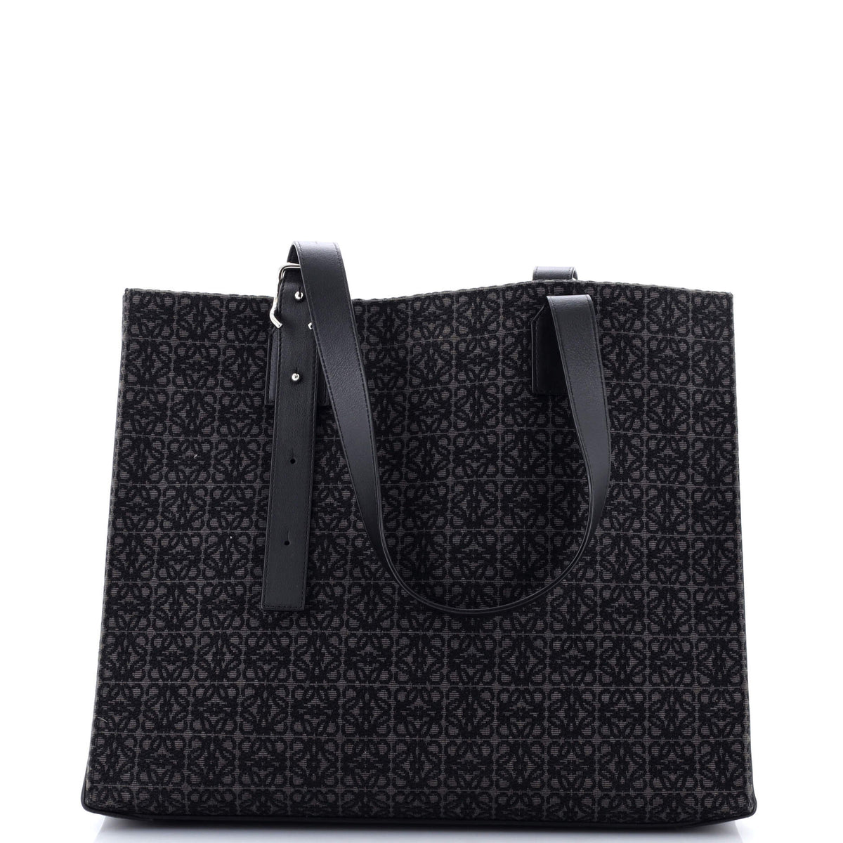 Loewe LOEWE Buckle Handle Tote Anagram Jacquard Horizontal