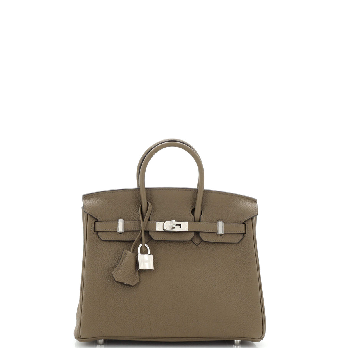 Hermès Birkin Handbag Toundra Togo with Palladium Hardware 25