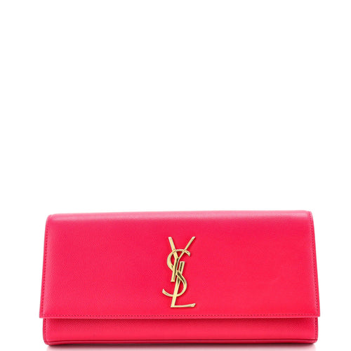 Classic Monogram Clutch Leather Long