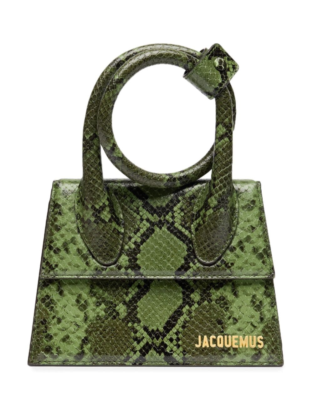 Jacquemus Women's The Knot Chiquito in Green | Size UNI | 213BA005