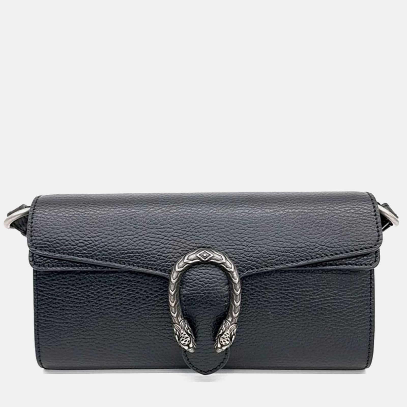 Gucci Black Leather Dionysus Small Shoulder Bag