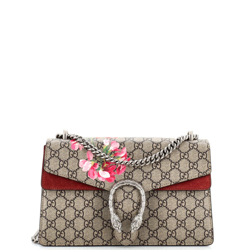 GUCCI Dionysus Bag Blooms Print GG Coated Canvas Small