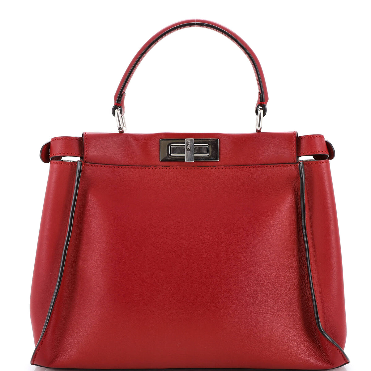 Fendi FENDI Monster Peekaboo Bag Calfskin and Python Regular
