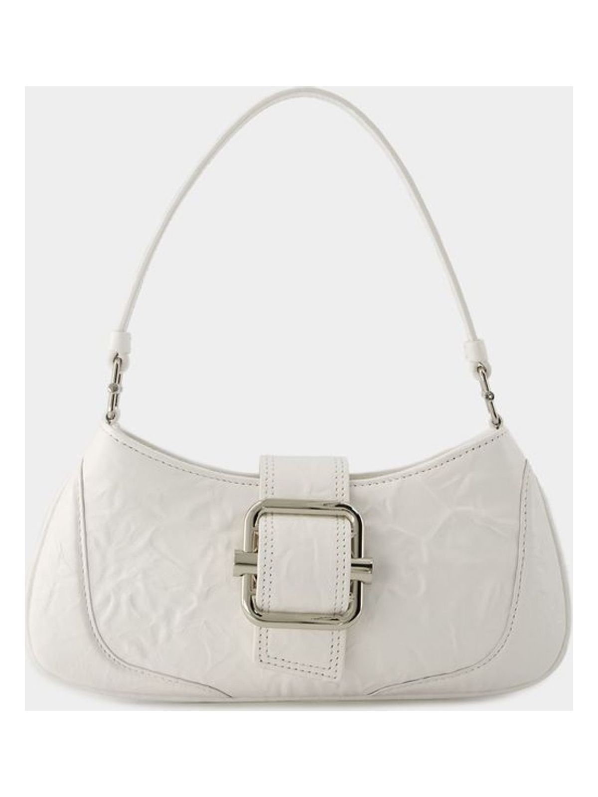 Osoi Women's Brocle Small Shoulder Bag in White | 24SB050 Color 01 Color 01
