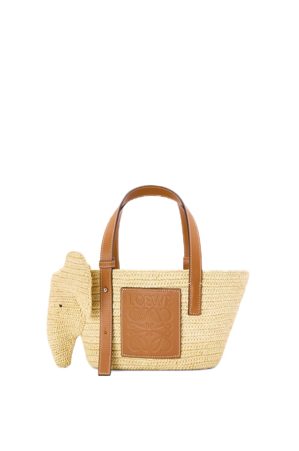 Loewe Women's Small Elephant Basket in Nattan | A546T37X01