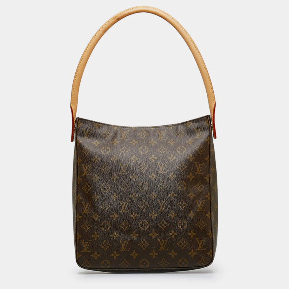 Louis Vuitton Brown Canvas Monogram Looping GM Handbag
