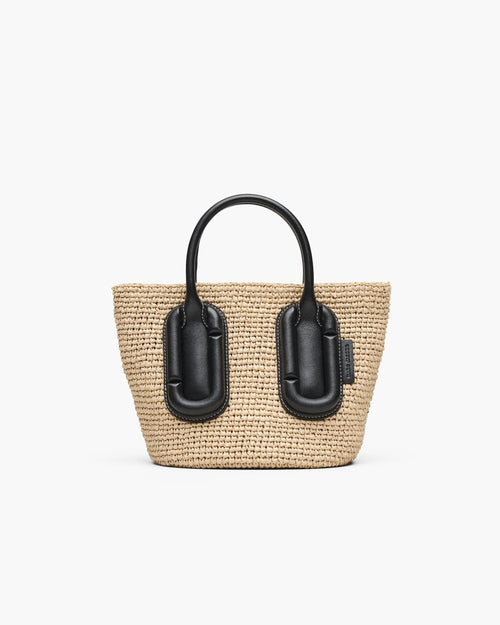 Marc Jacobs Babe Small Tote In Woven in Natural