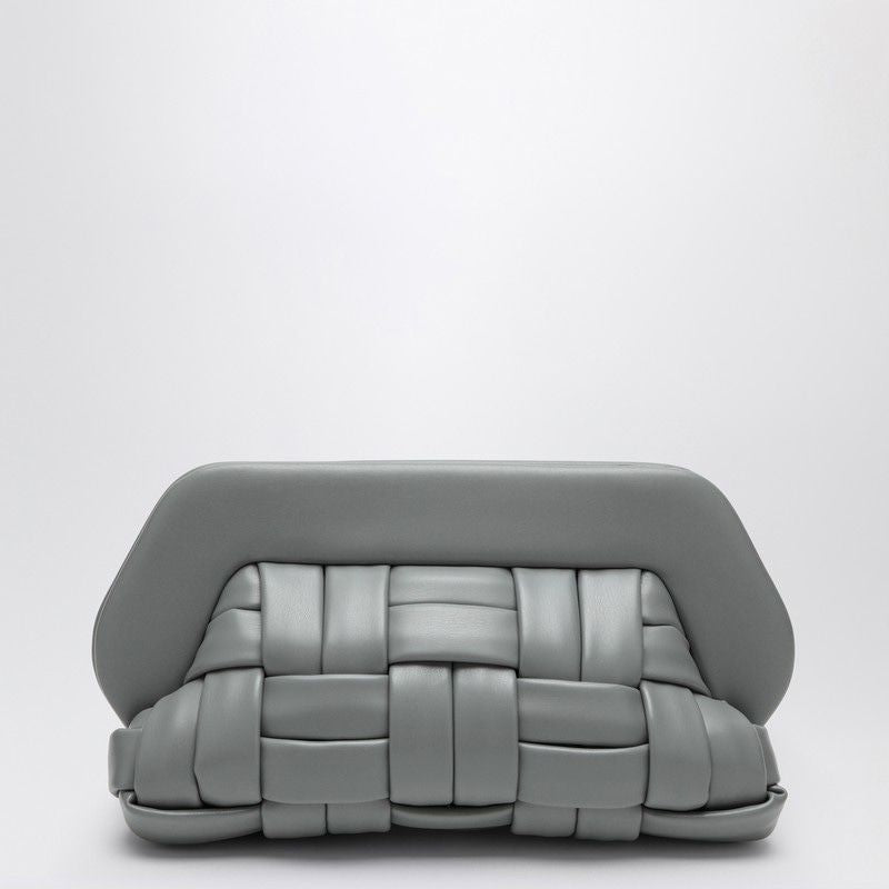 ThemoirÃ¨ Women's Medium Bios Weave Clutch Grey | TMFW24BIN104PL