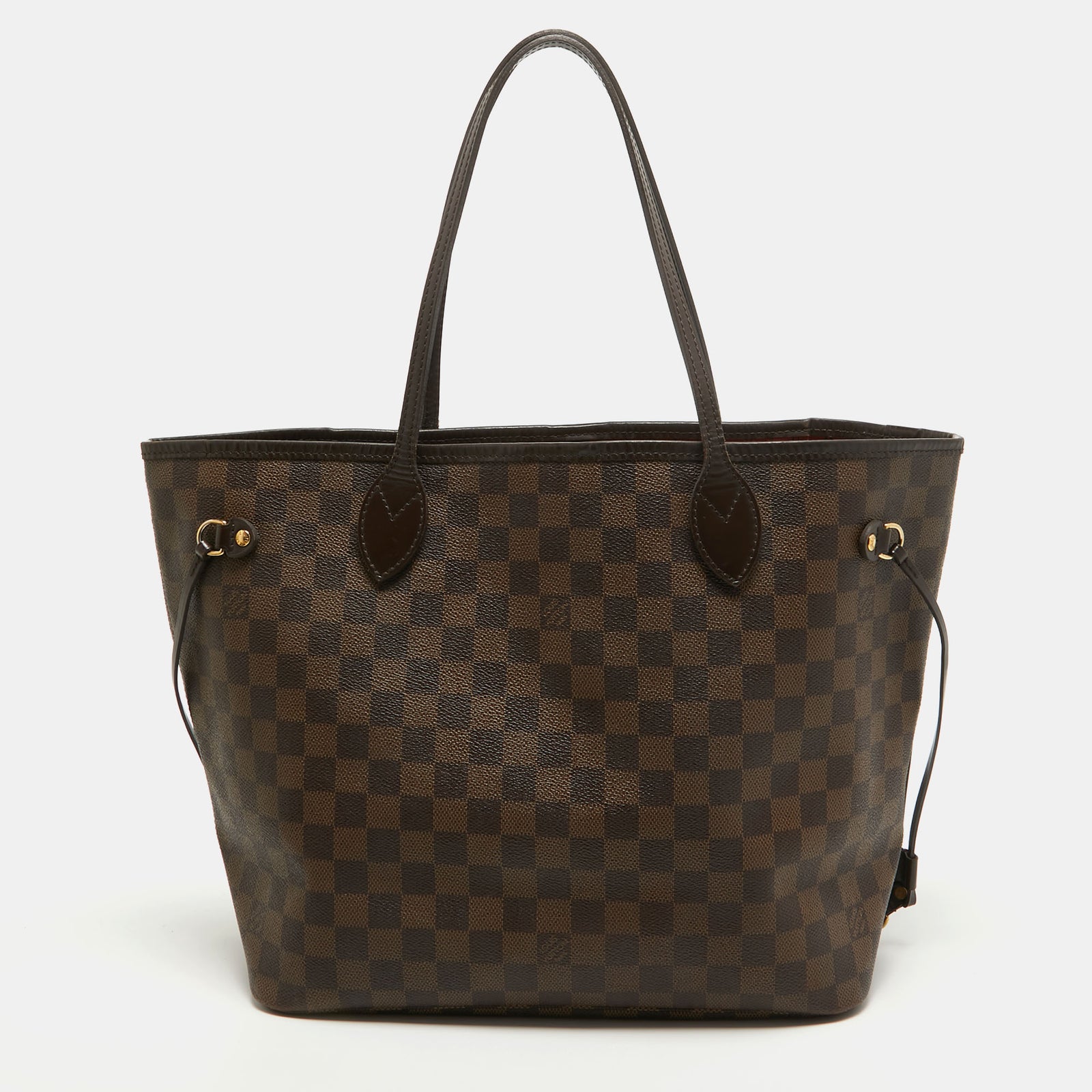 Louis Vuitton Sac Neverfull MM en toile Damier Ebène