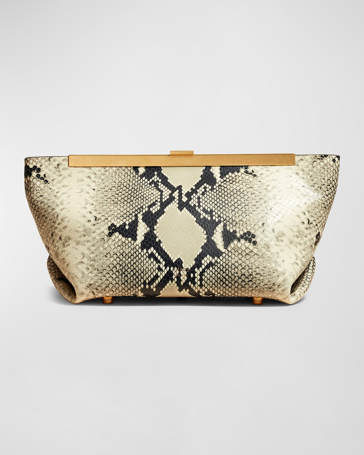 Boss Aimee Python-Embossed Clutch Bag