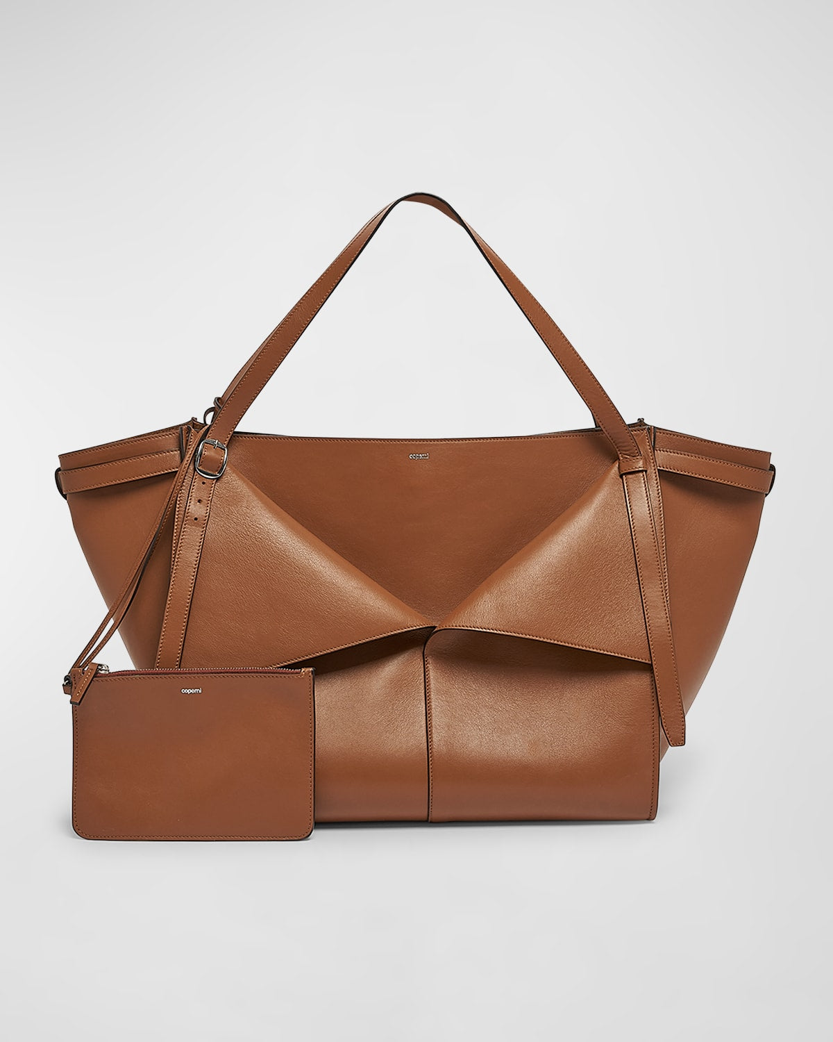 Coperni Belt Flap Leather Shoulder Bag