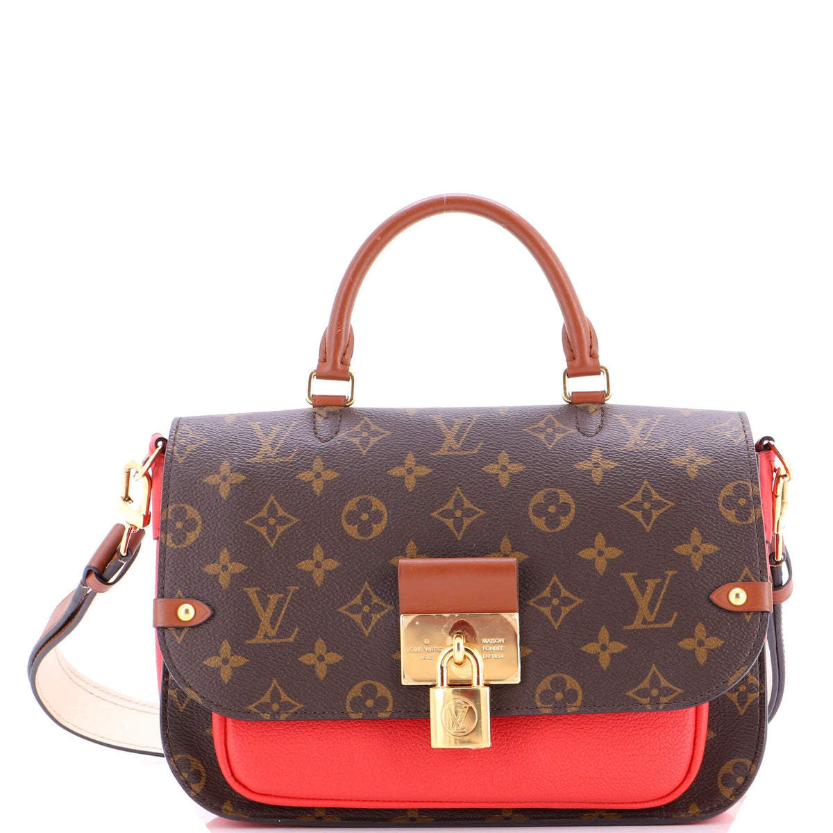 Louis Vuitton Vaugirard Handbag Monogram Canvas with Leather