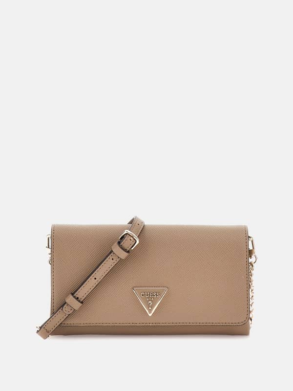 Guess Pochette Noelle en cuir Saffiano