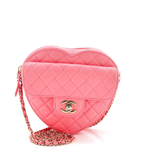 CHANEL CC in Love Heart Bag Quilted Lambskin
