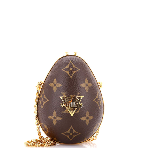 Egg Case Monogram Canvas and Leather