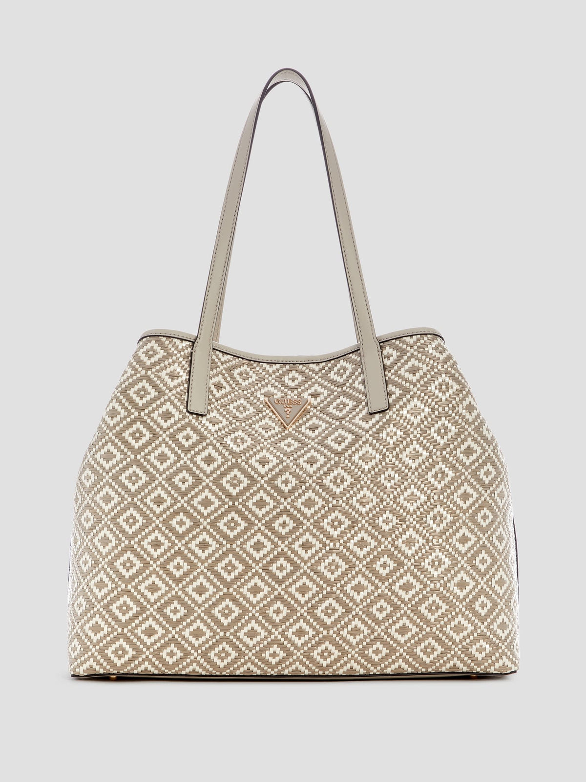 Guess Vikky Straw Tote Set