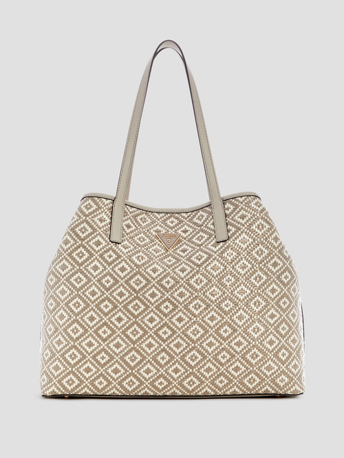 Vikky Straw Tote Set