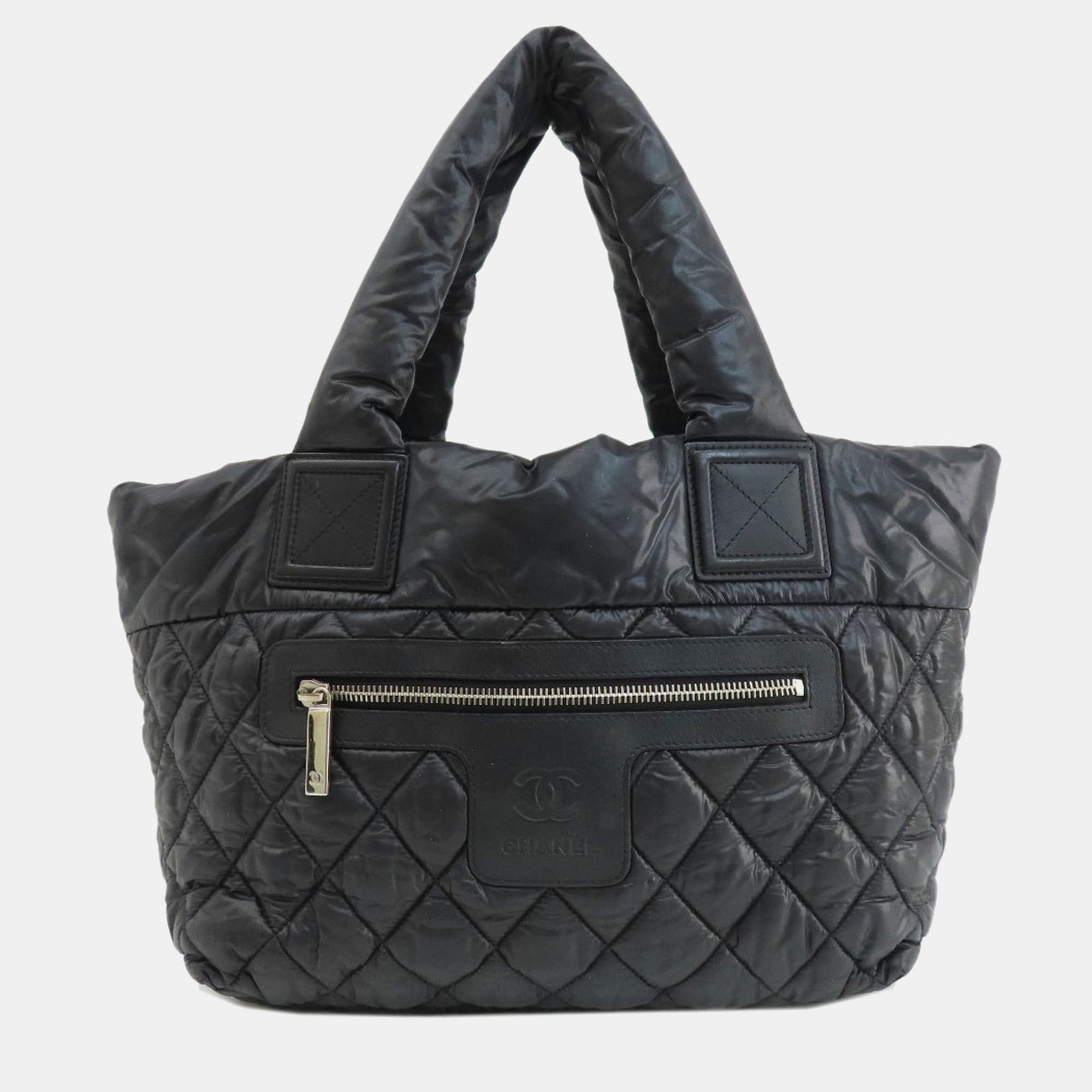 Chanel Black Nylon Small Coco Cocoon Tote Bag