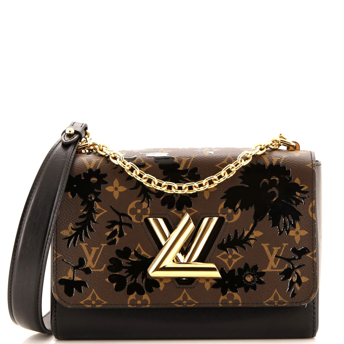 Louis Vuitton Twist Handbag Limited Edition Blossom Monogram Canvas MM