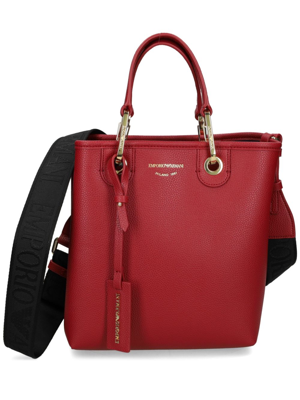 Emporio Armani Women's Myea Tote Bag in Bordeaux | Size UNI | EW000362AF12036M5008