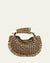 Small Sardine Fringe Raffia Top-Handle Bag