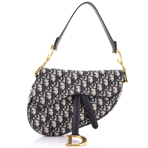 Saddle Handbag Oblique Canvas Medium