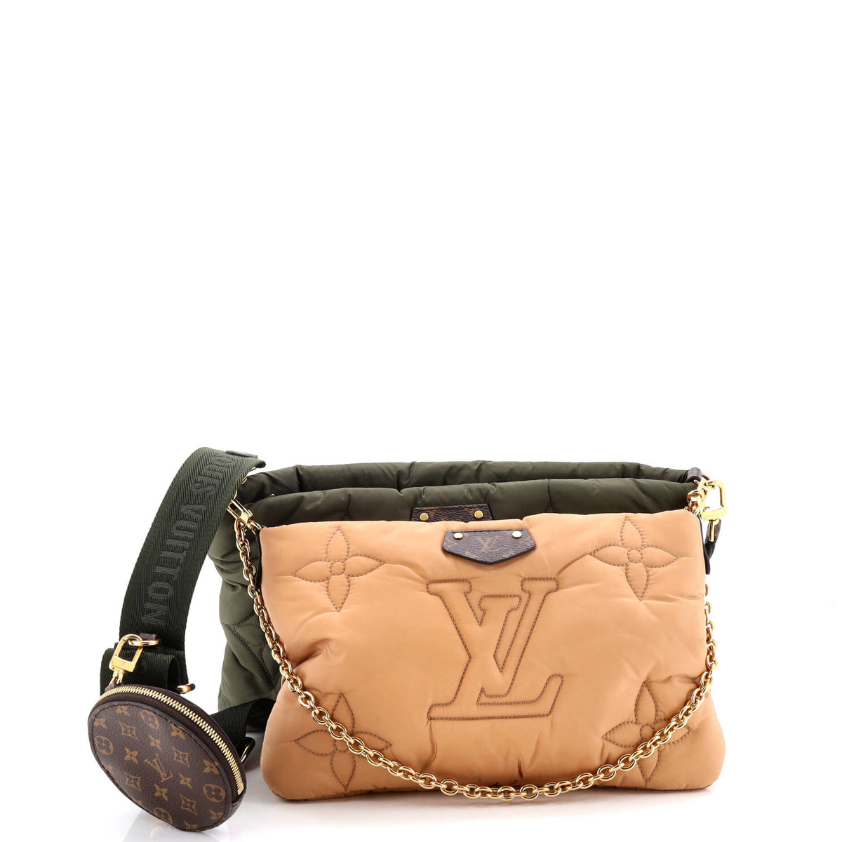 Louis Vuitton Maxi Multi Pochette Accessoires Monogram Quilted Econyl Nylon