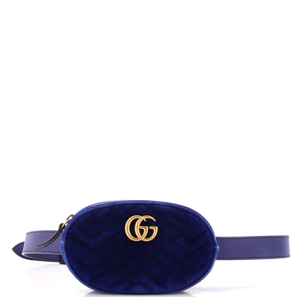 Gucci GUCCI GG Marmont Belt Bag Matelasse Velvet